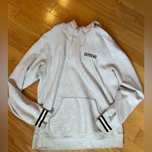 2016 Supreme Hoodie - Used. Slight stain around the neck of the hood.